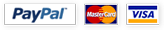 We accept Paypal, Visa and Mastercard